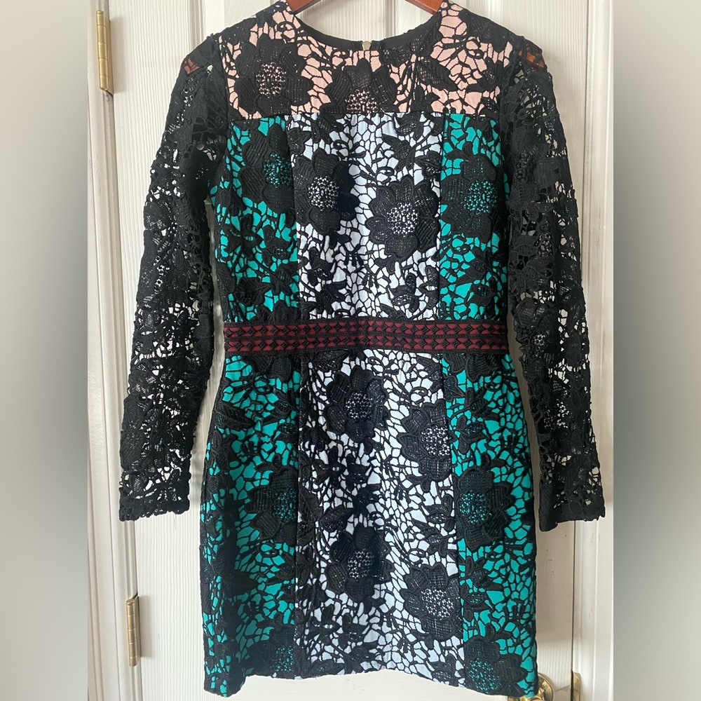 Endless Rose Lace Mini Dress. Long sleeved.
